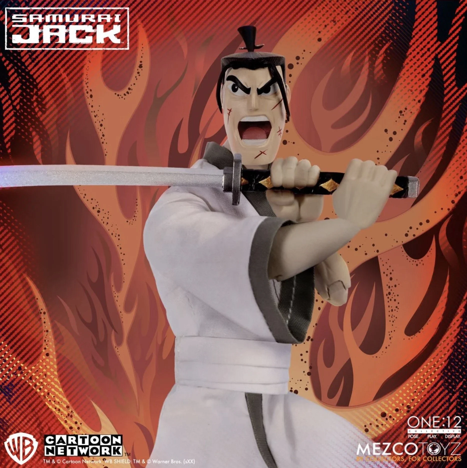 ケーサン Cool 1/6th Scale SAMURAI JACK Action Figure From Mezco Toyz